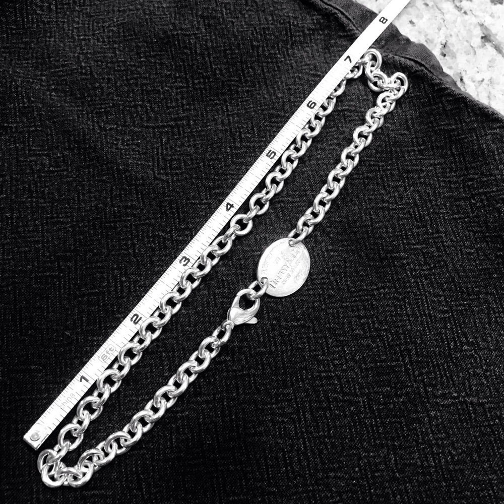 Tiffany & Co Oval Tag Necklace